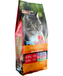 ProFamily Hair & Skin Care Dry Cat Food (Ocean Fish) 1kg