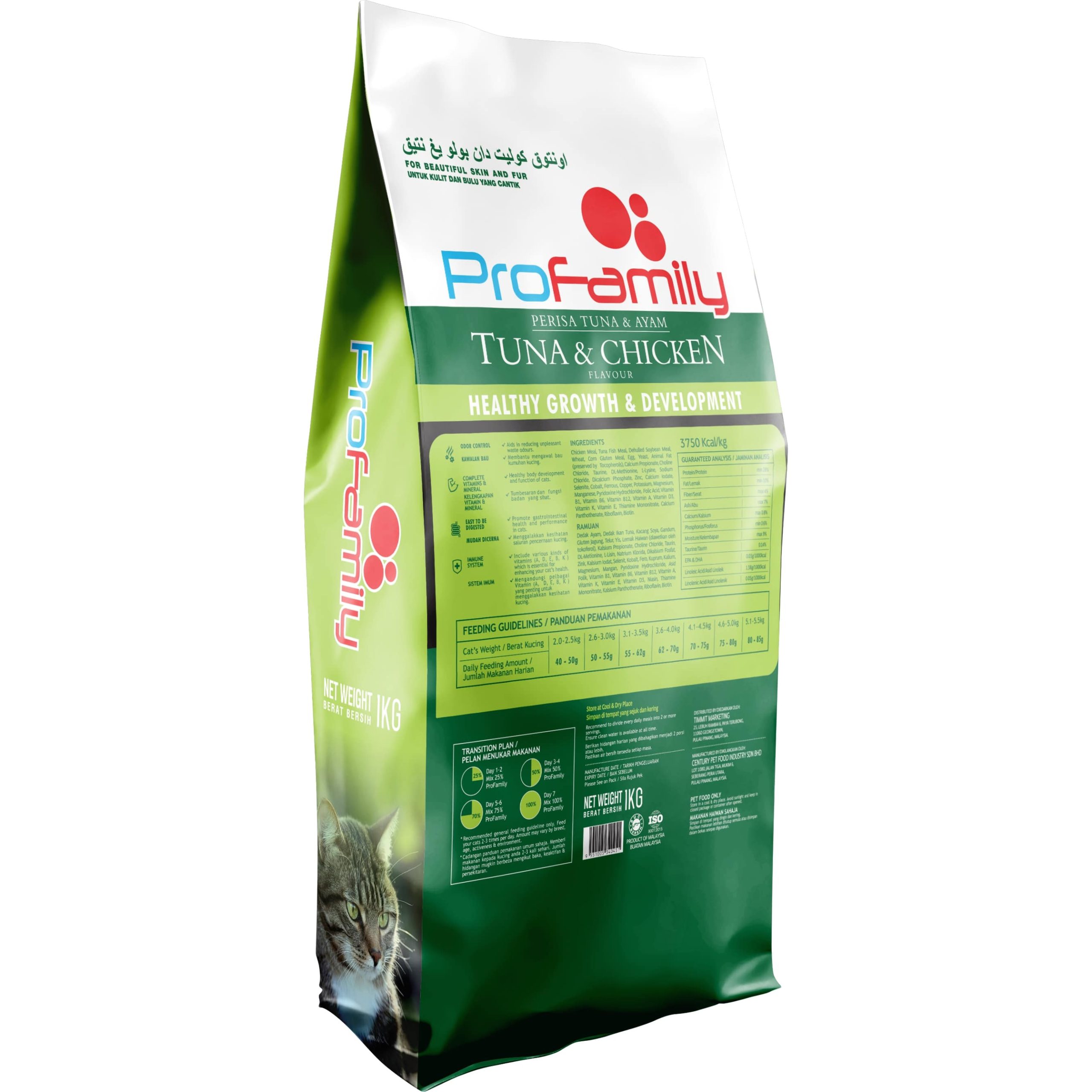 PROFAMILY TUNA AND CHICKEN 1KG NEW BACK