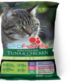 ProFamily Healthy Growth & Development Dry Cat Food (Tuna & Chicken) 350g